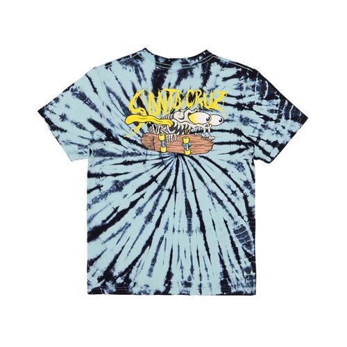 Santa Cruz Youth Tee Bone Slasher Ocean Tie Dye [Size: ]
