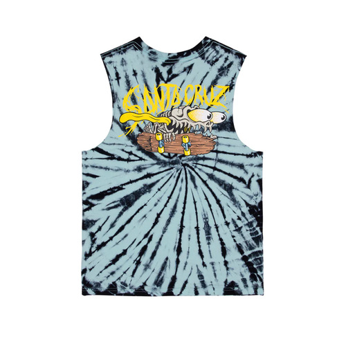 Santa Cruz Youth Muscle Bone Slasher Ocean Tie Dye [Size: Youth 8]
