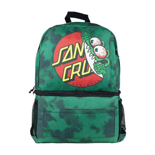 Santa Cruz Backpack Beware Dot Green Tie Dye