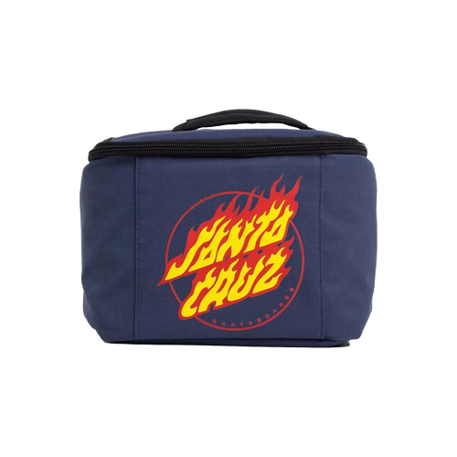 Santa Cruz Lunch Box Flaming Dot Navy