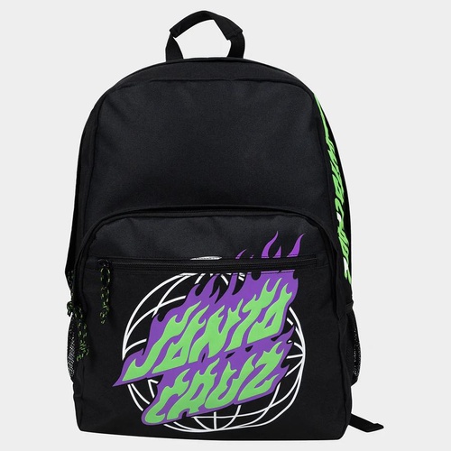 Santa Cruz Backpack Global Flame Dot Black