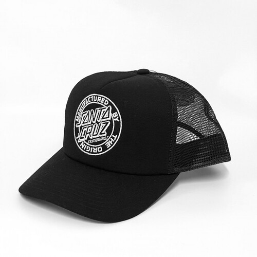 Santa Cruz Hat OG Dot Trucker Black/Black