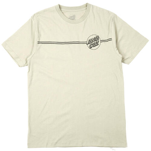 Santa Cruz Tee Opus Dot Stripe Covert [Size: Mens Large]