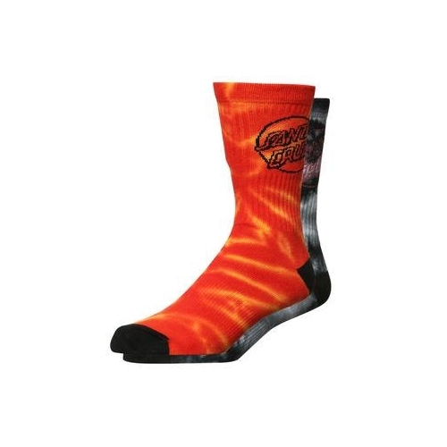 Santa Cruz Socks Dye Dot 2pk Orancha US 7-11