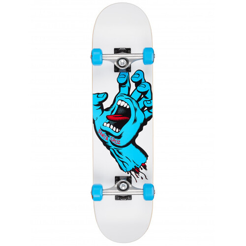 Santa Cruz Complete Screaming Hand OG White/Blue 7.5