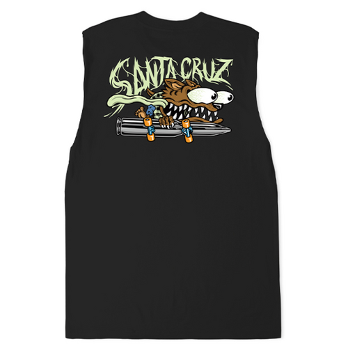 Santa Cruz Youth Muscle Wolf Slasher Black [Size: Youth 8/XSmall]