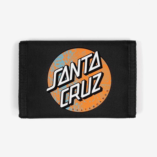 Santa Cruz Wallet Velcro Snake Dot Black