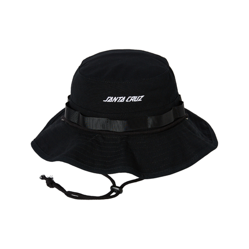 Santa Cruz Hat Jungle Bucket Black