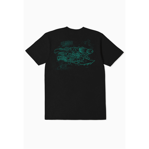 Santa Cruz Tee Sketchy Slasher Black [Size: Mens Small]