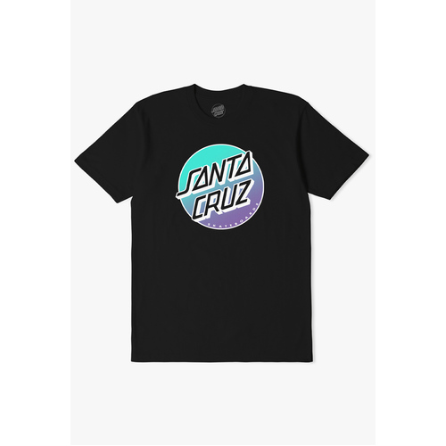 Santa Cruz Youth Tee Other Fade Dot Black [Size: Youth 8/XSmall]