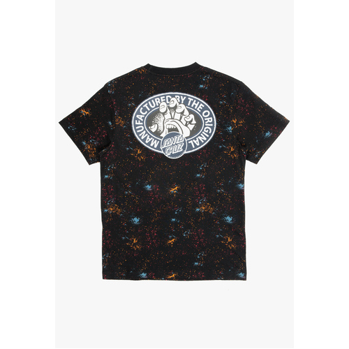 Santa Cruz Youth Tee MFG Hand Black [Size: Youth 8/XSmall]