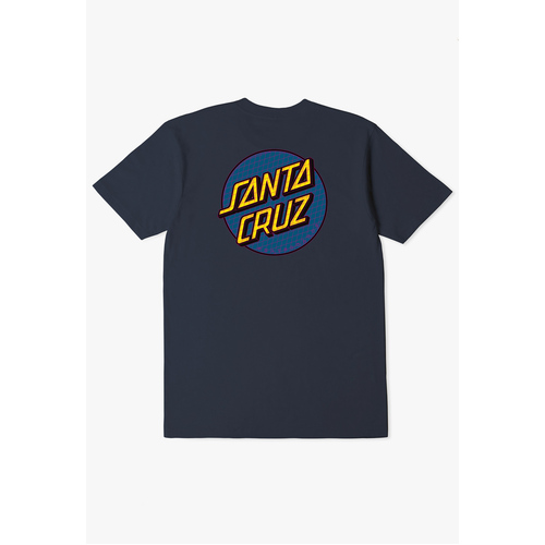 Santa Cruz Youth Tee Framework Dot Blue Night [Size: Youth 8/XSmall]