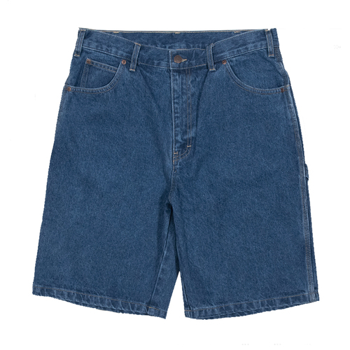 Dickies Shorts 11 Relaxed Carpenter Denim Stone Washed Indigo 11inch [Size: 30 inch Waist]