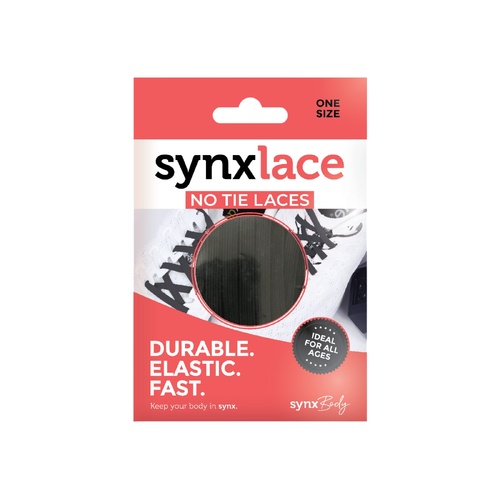 SynxBody Synxlace Elastic Laces Black
