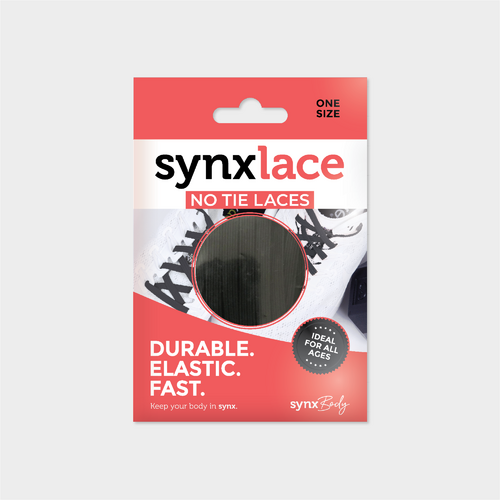SynxBody Synxlace Elastic Laces Black