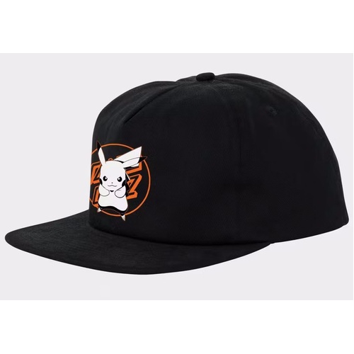 Santa Cruz Pokemon SC Pikachu 5 Panel Flat Peak Snapback