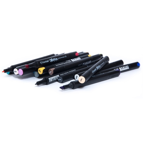 Ironlak Markers Striker Tri Grip Chisel/Fine Series 6