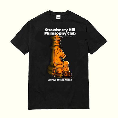 Strawberry Hill Philosophy Club Tee 3 Steps Black [Size: Mens Medium]