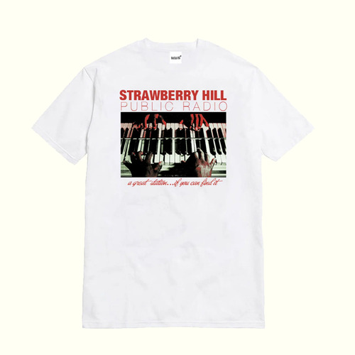 Strawberry Hill Philosophy Club Tee Public Radio White [Size: Mens Medium]