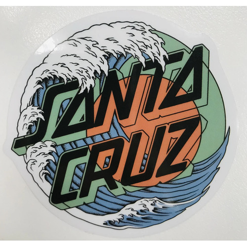 Santa Cruz Sticker Tsunami Dot Clay