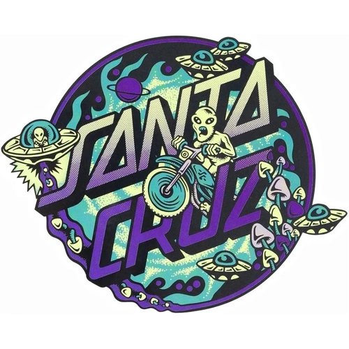 Santa Cruz Sticker Winkowski Dope Planet 2 Dot Decal 5 Inch
