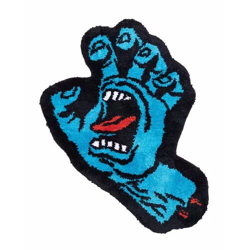 Santa Cruz Floor Rug Screaming Hand Blue 30 inch