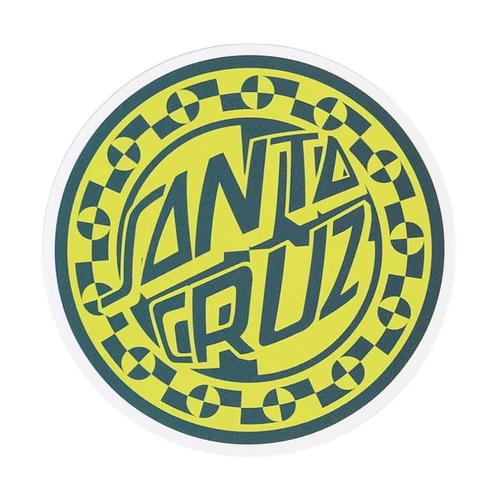 Santa Cruz Sticker Malba Crash Dot Teal