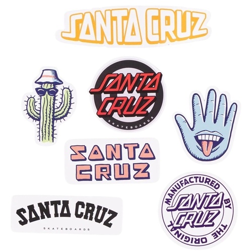 Santa Cruz Logo Sticker Pack