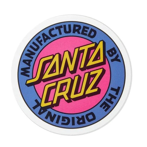 Santa Cruz Sticker MFG Dot Pink