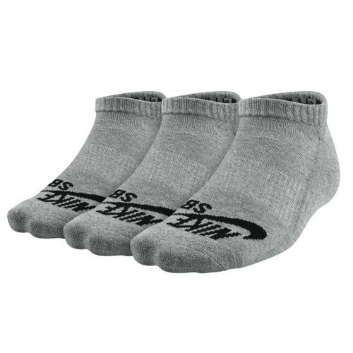 Nike SB Socks No Show 3pk Grey US 6-8