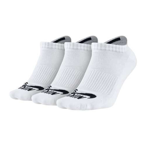 Nike SB Youth Socks No Show 3pk White US 3-5