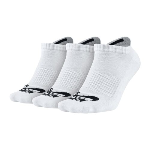 Nike SB Socks No Show 3pk White US 6-8