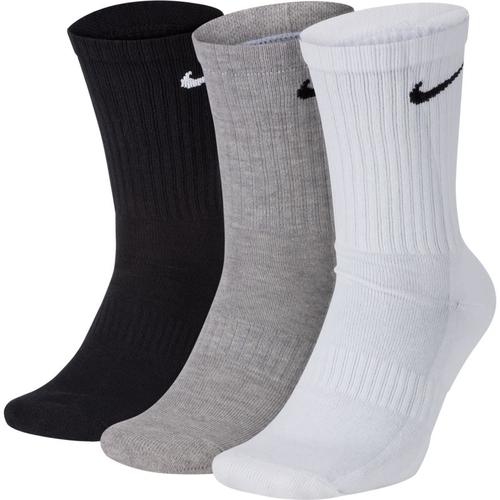 Nike SB Socks Crew 3pk Everyday Cush Black/Grey/White US 8-12
