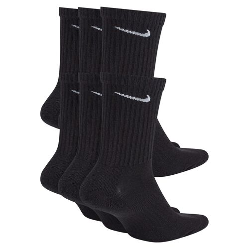 Nike SB Socks Crew 6pk Everyday Cush Black US 8-12