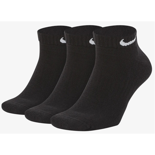 Nike SB Socks Ankle 3pk Everyday Cush Low Black US 8-12