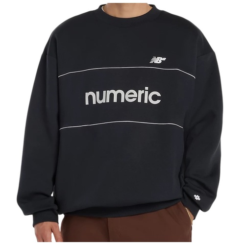 New Balance NB Numeric jumper Team Crew Black [Size: Mens Medium] [Colour: Black]
