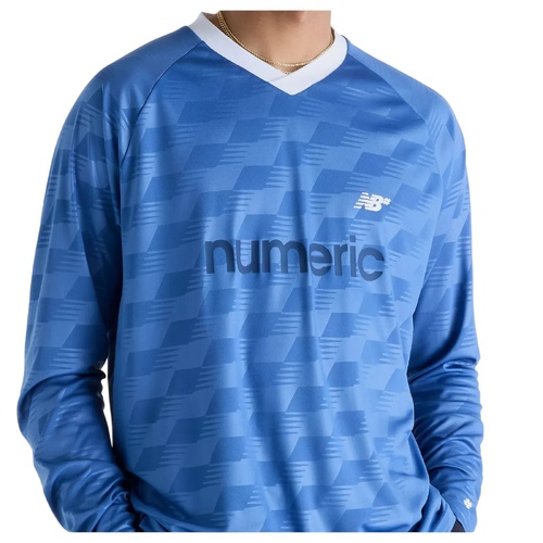 New Balance NB Numeric LS Team Jersey Magic Blue [Size: Mens Medium] [Colour: Blue]
