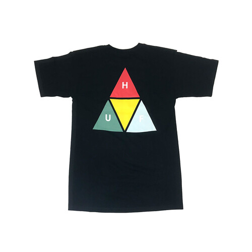 Huf Tee Prism Triangle Black [Size: Mens Large]