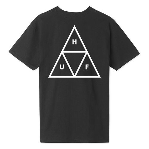 Huf Tee Essentials TT Black [Size: Mens Large]