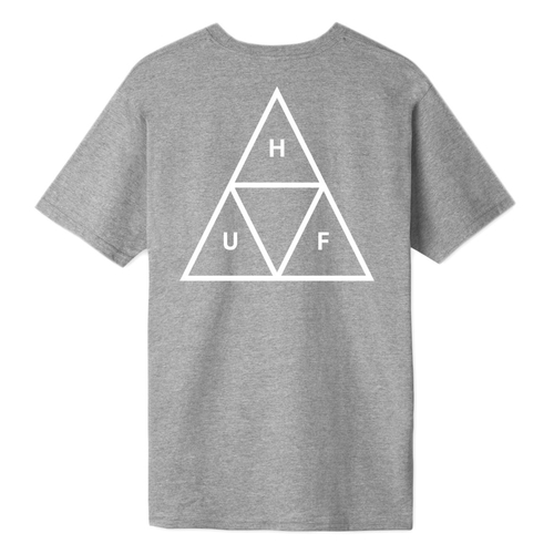 Huf Tee Essentials TT Grey Heather [Size: Mens Medium]