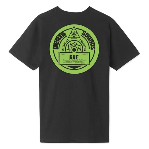 Huf Tee Death Sounds Black [Size: Mens Medium]