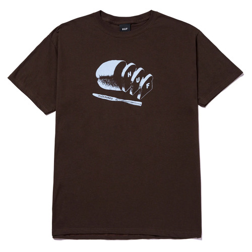 Huf Tee Breaking Bread Chocolate [Size: Mens Medium]