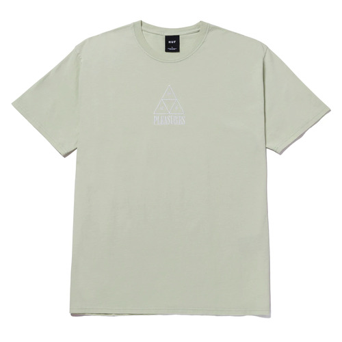 Huf Tee X Pleasures Dyed Green [Size: Mens Medium]