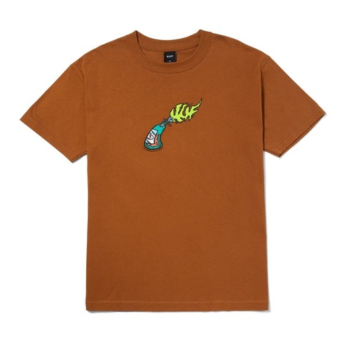 Huf Tee Fire Starter Rubber [Size: Mens Large]