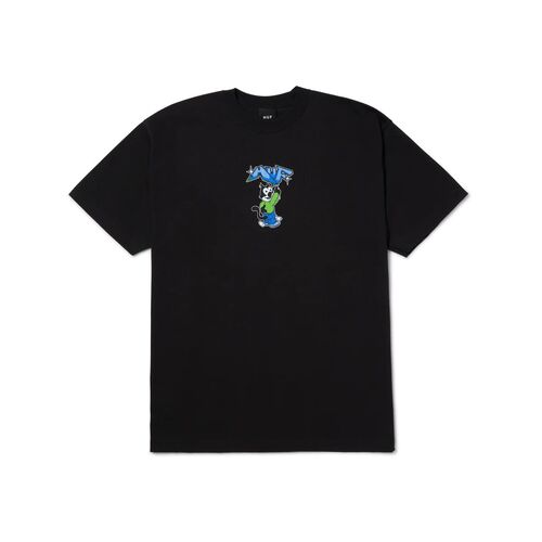 Huf Tee Bad Cat Black [Size: Mens Medium]