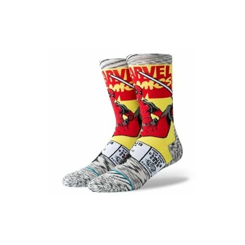 Stance Socks Deadpool Comic Grey US 9-12