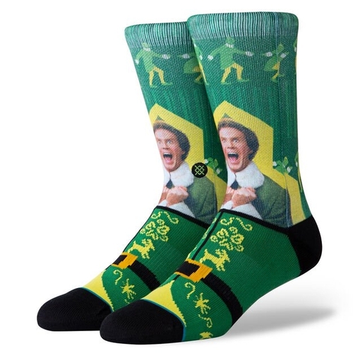 Stance Socks I Know Him Elf Green US 9-12