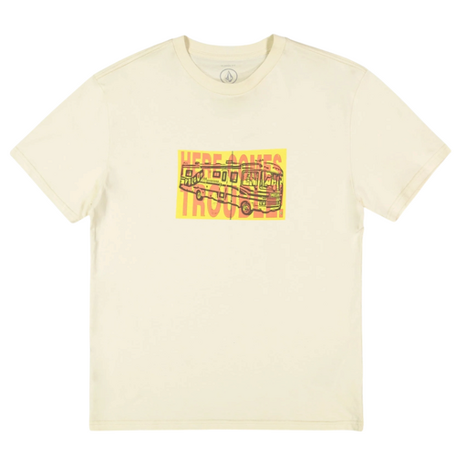 Volcom Youth Tee Spectrum Dirty White [Size: Youth 8] [Colour: Cream]