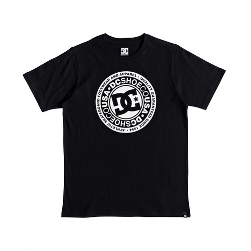 DC Youth Tee Circle Star Black [Size: Youth 10/Small]