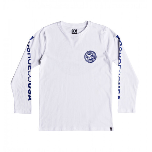 DC Youth Tee L/S Circle Star Snow White [Size: Youth 10/Small]